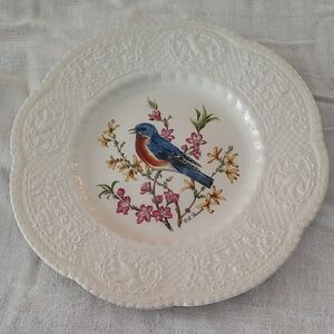Vintage Royal Cauldon Ironstone Bluebird Plate